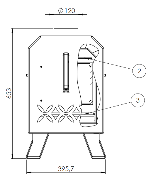 Vekas-Kamina 25kW varaosia