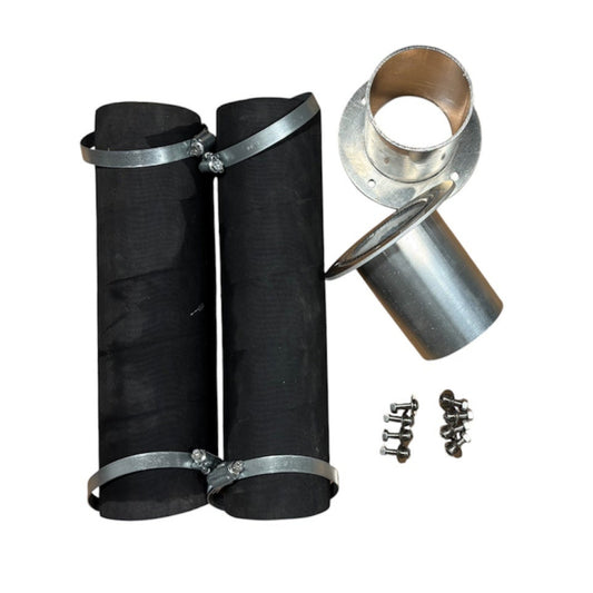 Kaminan ja paljun yhdistäminen putki