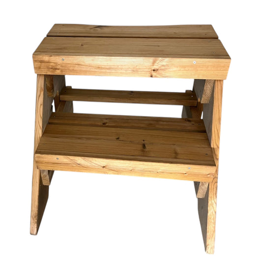 Kylpytynnyrin lämpökäsitllyt puuportaat