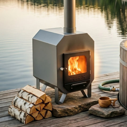 Paljun kamina 45kW kolmella vesiletkun lähdöllä
